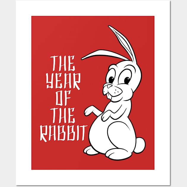 The Year of the Rabbit Wall Art by Generic Mascots